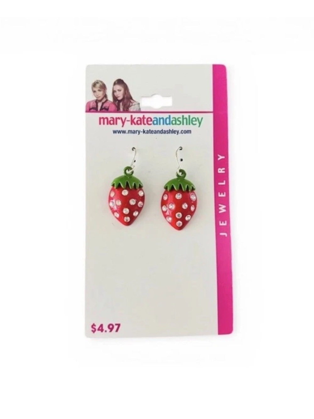 Vintage Y2K Mary-Kate & Ashley Strawberry Earrings